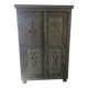 Wedding wardrobe painted in folk art style.