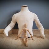 Mannequin wood fabric