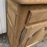Solid Oak Sideboard Mid 20th Century