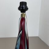 Large 41cm sommerso murano glass flavio poli attr. table light, italy, 1960s