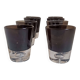 Set of 8 glasses 1960s Bo Borström Aseda Sweden