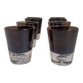 Set of 8 glasses 1960s Bo Borström Aseda Sweden