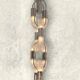 Chandelier Chain Murano Glass Metal by Aldo Nason for Mazzega