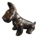 vintage ceramic dog figurine 50s