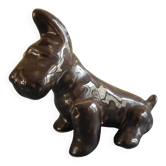 vintage ceramic dog figurine 50s