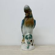 Lampe à parfum vintage en porcelaine oiseau, années 1950
