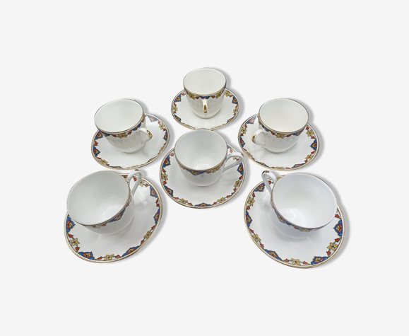 6 tasses à café Art Déco - Jean Boyer