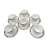 6 Cups art deco coffee - Jean Boyer