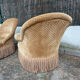 Piaire de fauteuils crapauds vintage