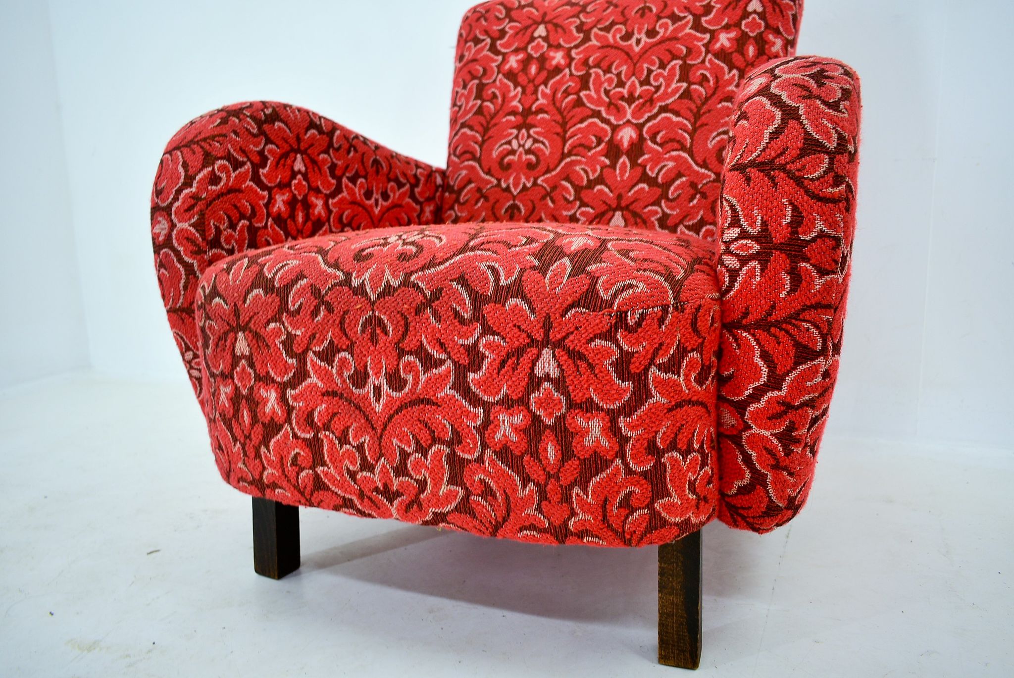Art Deco armchairs H-283 by Jindřich Halabala, 1949s