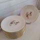 Set of 12 Limoges LP bee plates