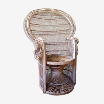 Emmanuelle rattan armchair