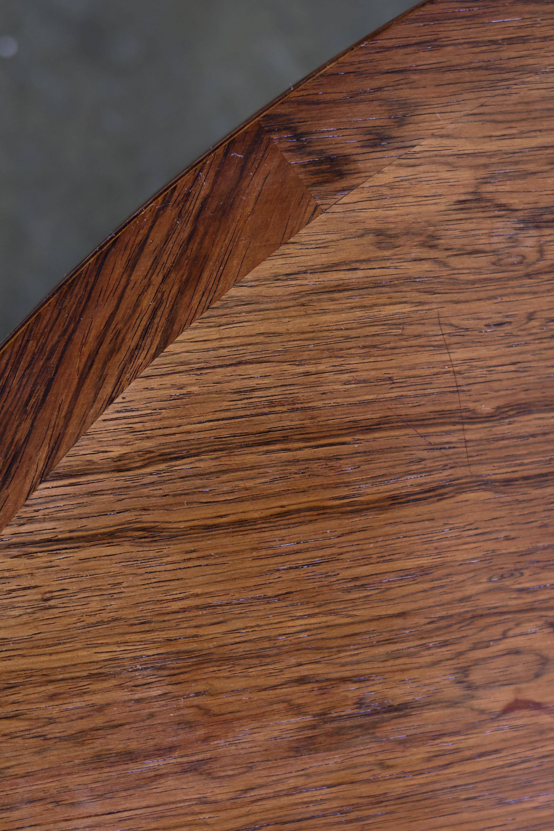 Sculptural coffee table in rosewood by Sven Ellekaer for AMBLER