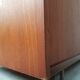 Vtg Mid Century Teak Blanket Ottoman Storage Chest Trunk Window Box Seat Bench
