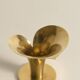 Art Deco Brass Calla Lily Candle Holder by Carl-Einar Borgström for Ystad-Metall