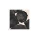 Collection de 4 peintures abstraites noires sur papier signées eawy