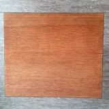 1960s modernist side table – tubular structure & double top