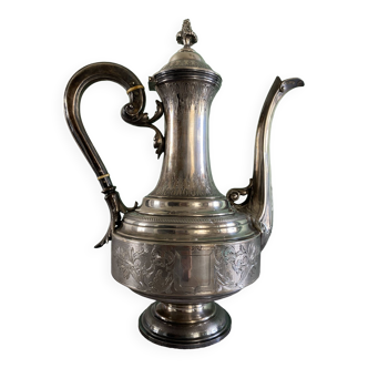 Doutre Roussel silver coffee pot