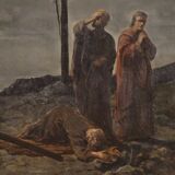 Tableau nocturne signé et daté 1882