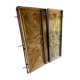 Pair of nineteenth century walnut doors