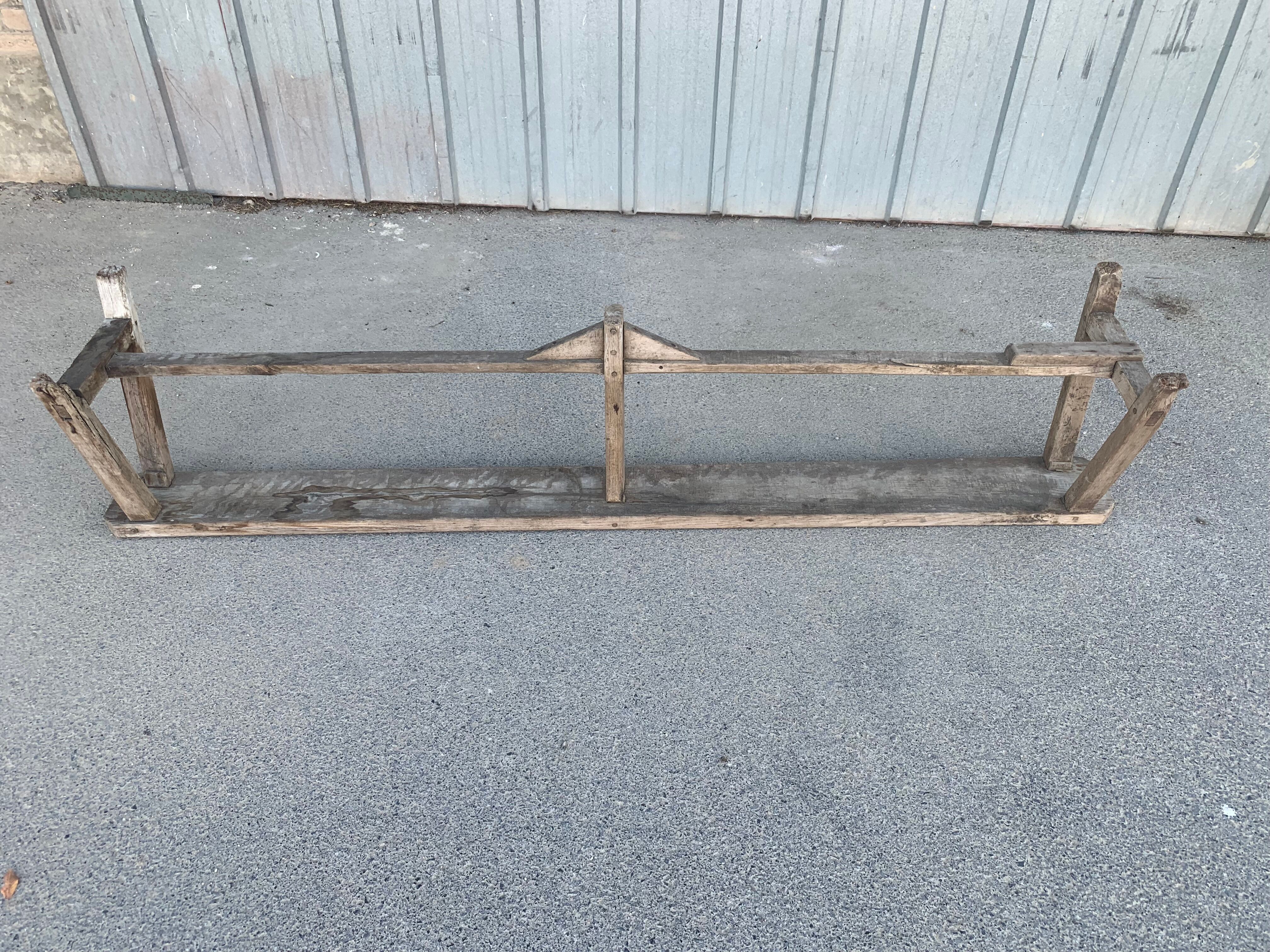 Antique wooden bench