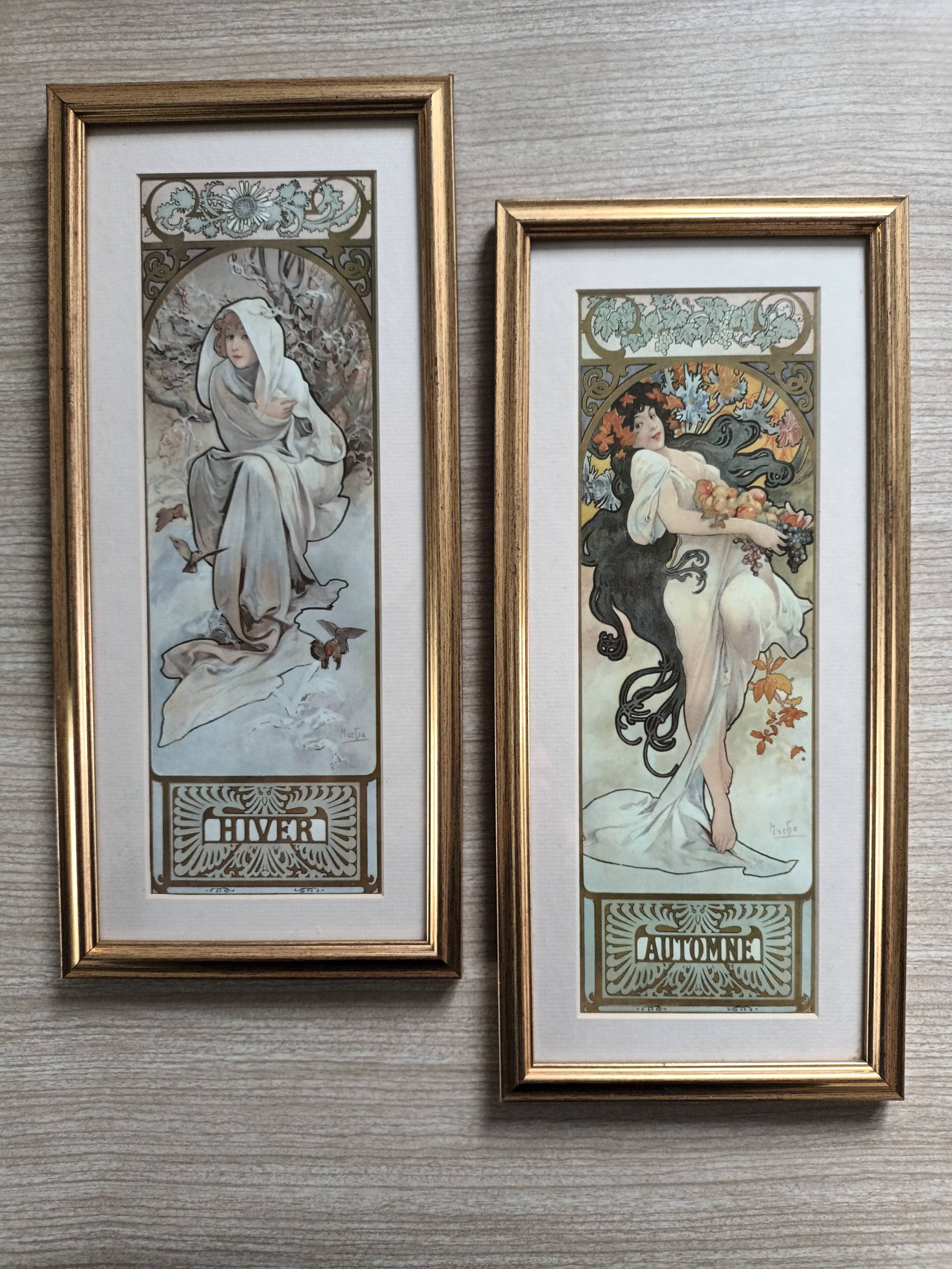 Art nouveau style frames