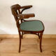Chaise de bistrot vintage avec accoudoirs