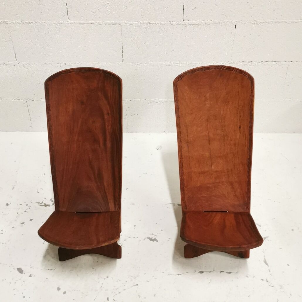 Paire de chaises en bois Palabre