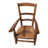 Chaise en bois pour enfants ancienne / vintage