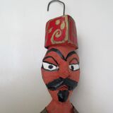 Marionnette asiatique, bois et laiton