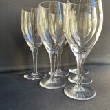 Red wine glasses