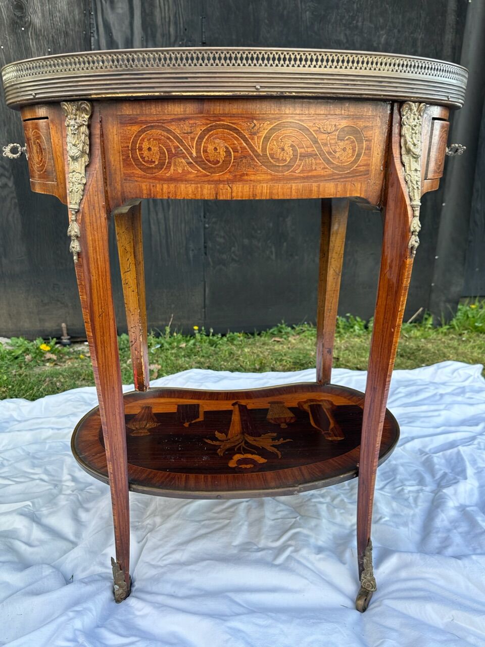 Console table called Cabaret Louis XVI style writing desk