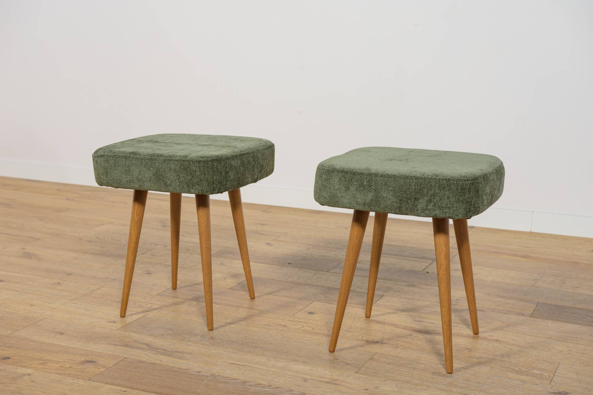 Mid-Century Teak Stool, Poland, 1970s