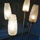 Floor lamp tripod table