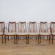 Mid-Century Teak and Fabric Dining Chairs by Leslie Dandy for G-Plan, Unite