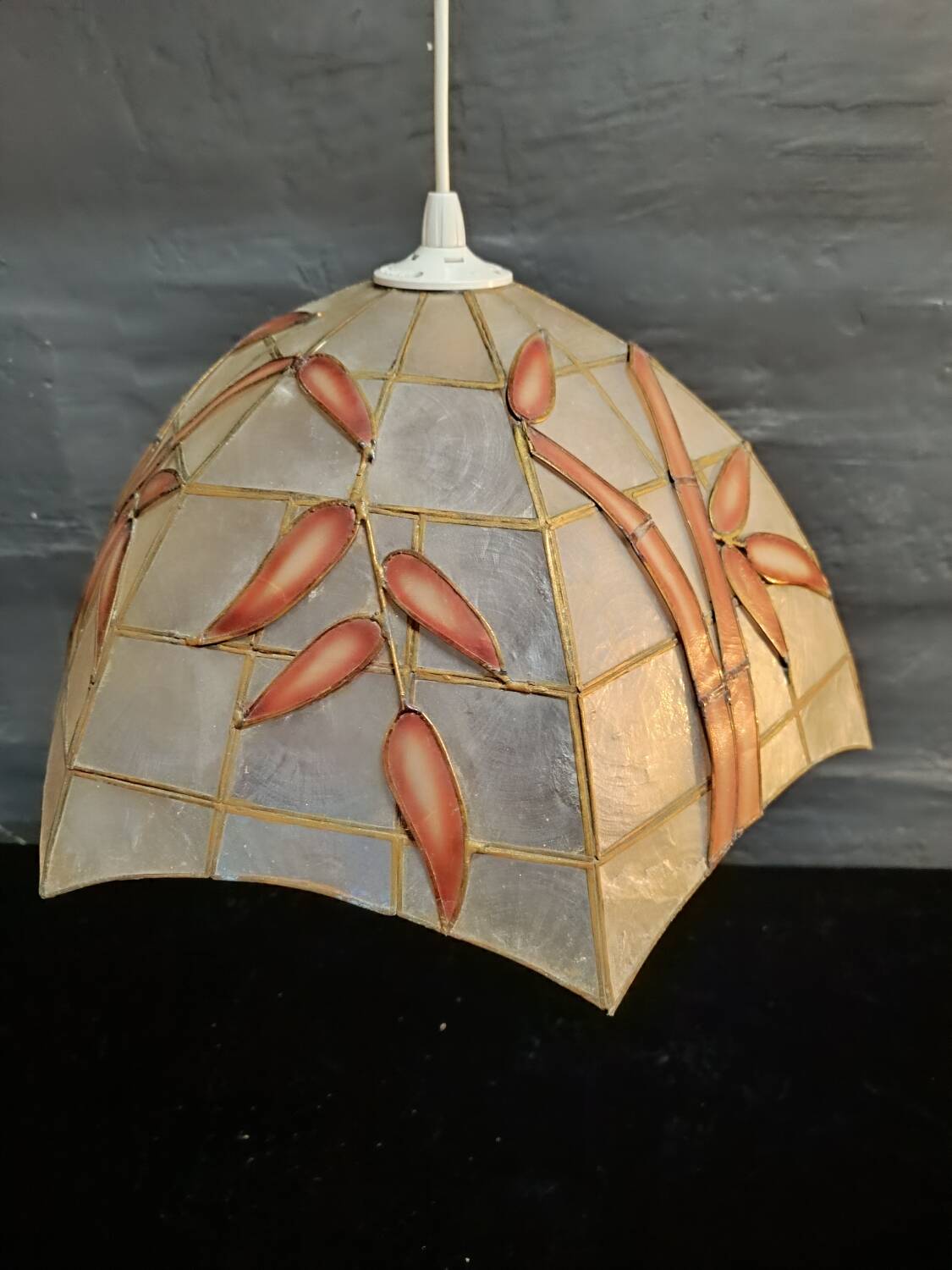 Lustre abat jour en nacre