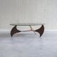 Propeller oval coffee table by Knut Hesterberg for Ronald Schmitt