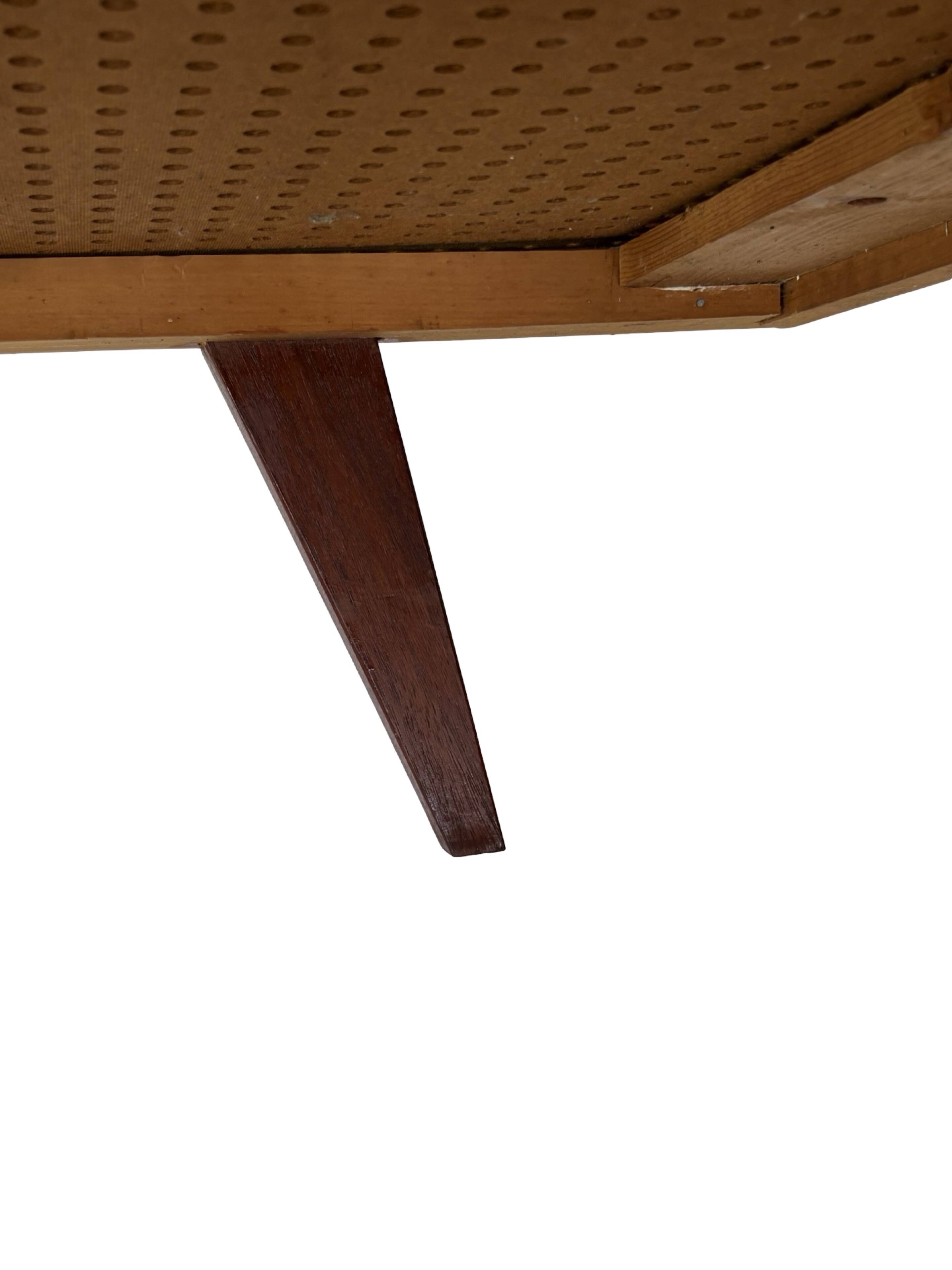 Vintage daybed minimalist design in Teak and Oak 1960s