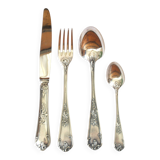 Deetjen cutlery set 48 silver-plated Louis XV rocaille table cutlery no. 25 Marly