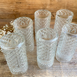 Set of 6 vintage glasses