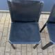 4 black Cassina Cab chairs by Mario Bellini