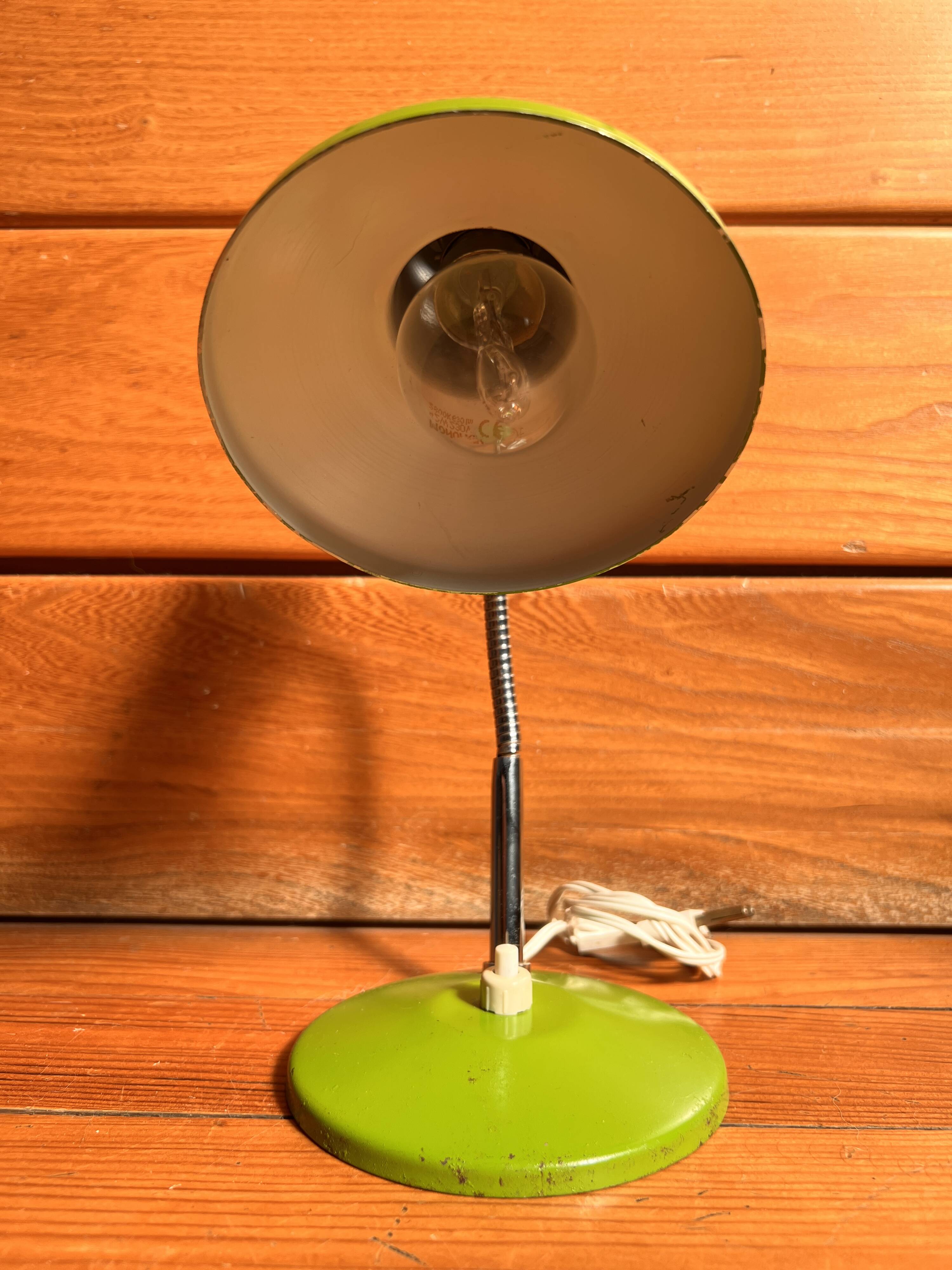 Lampe de bureau verte, 1970