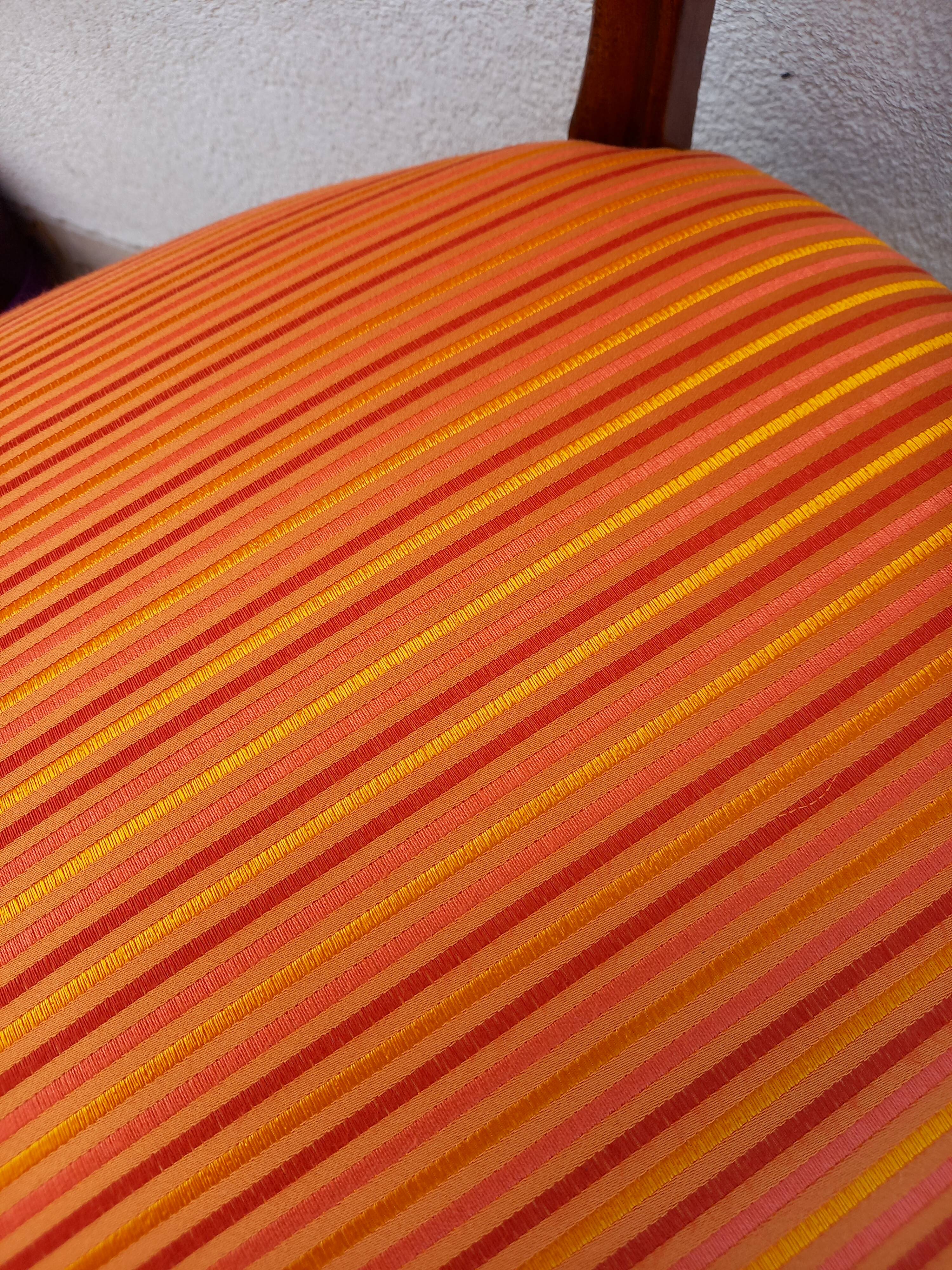 Louis Philippe chair restored with wheels