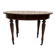 Table de salle à manger ovale en acajou style Napoléon III - Anglaise