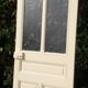 Old translucent glass communication door 82.5x214.2cm