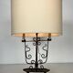 Wrought Iron Candelabrum with Six Lights, French Work, circa 1950