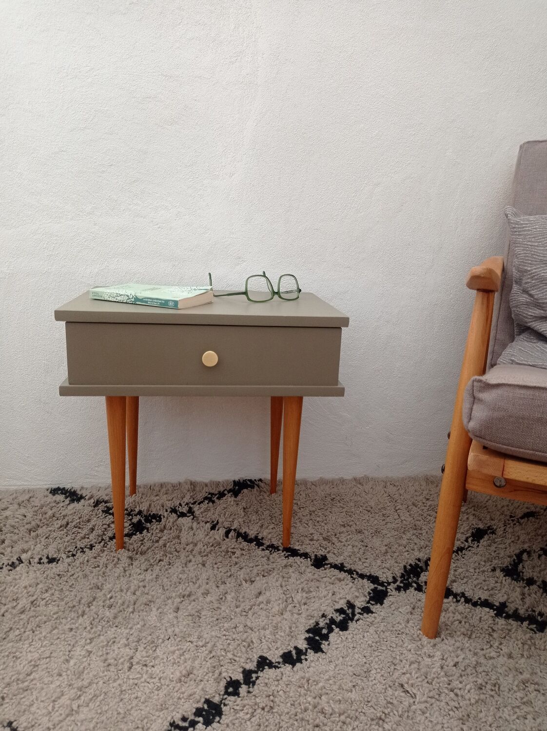 Paire de chevets vintage