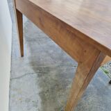 Antique rustic farmhouse table from the 1900s with one drawer - 1m