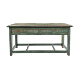 table en bois patiné