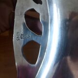 Vintage silver metal tray